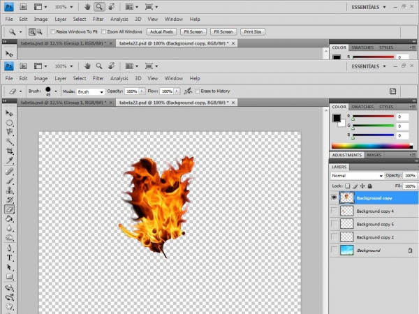 Creation of signfire: Step 4